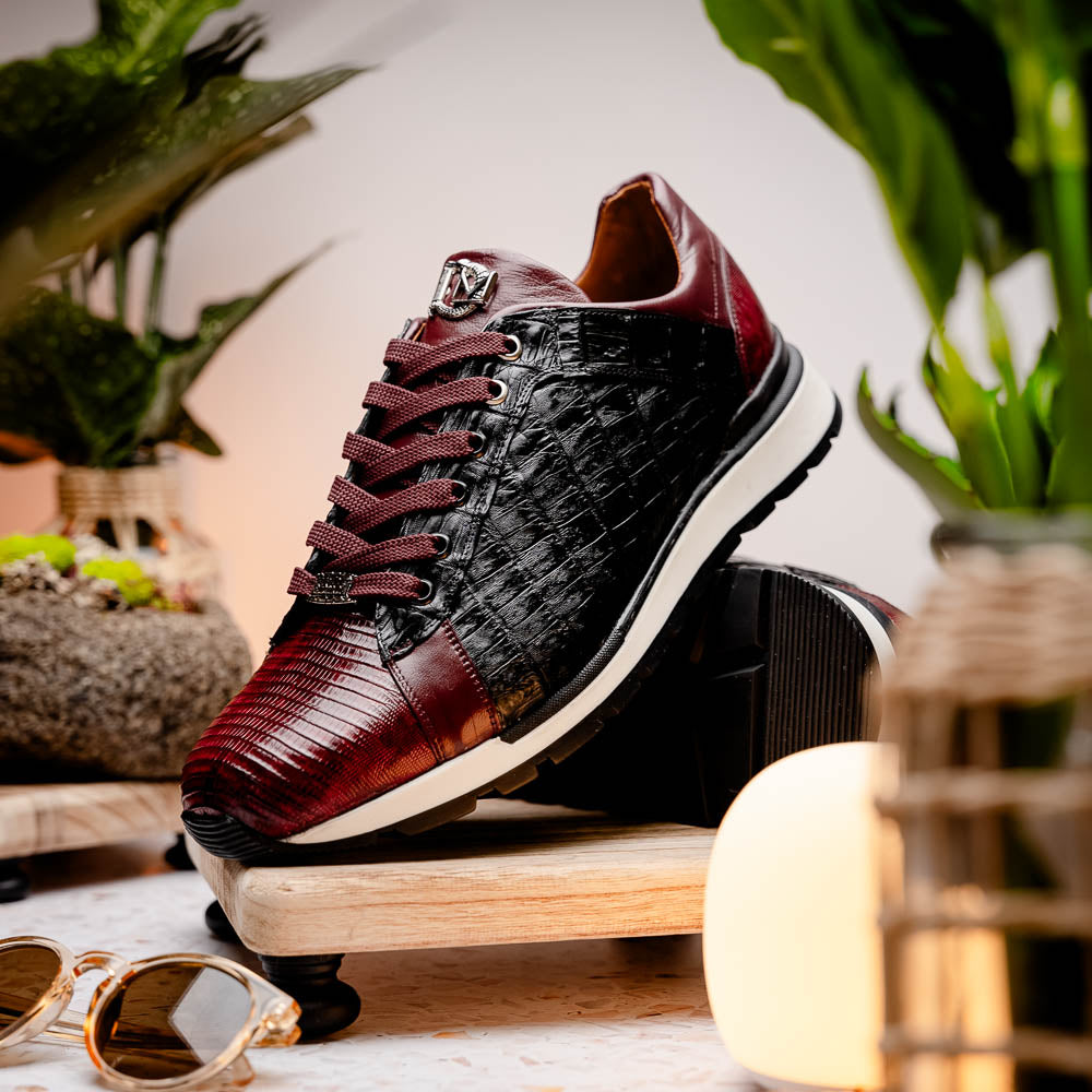 Portici Sneaker | Wine/Black