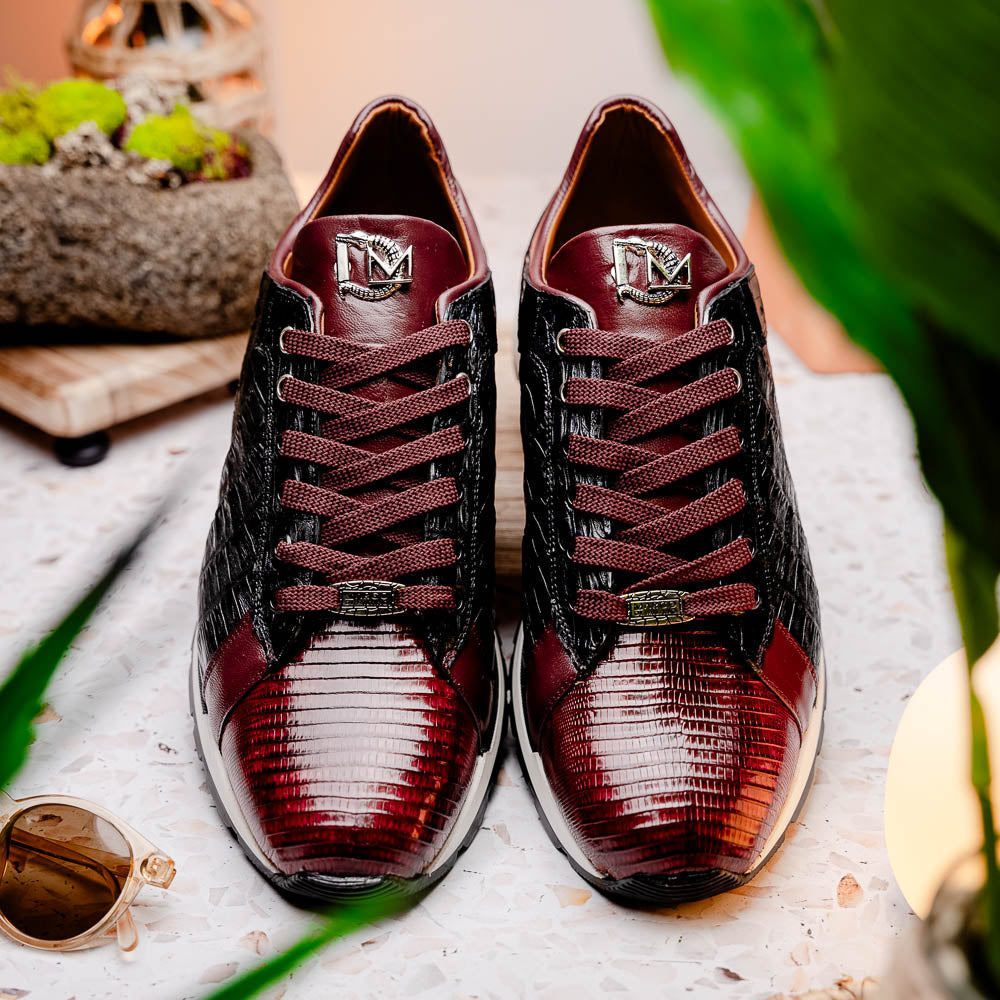 Portici Sneaker | Wine/Black