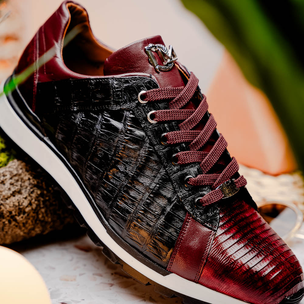 Portici Sneaker | Wine/Black