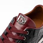 Portici Sneaker | Wine/Black