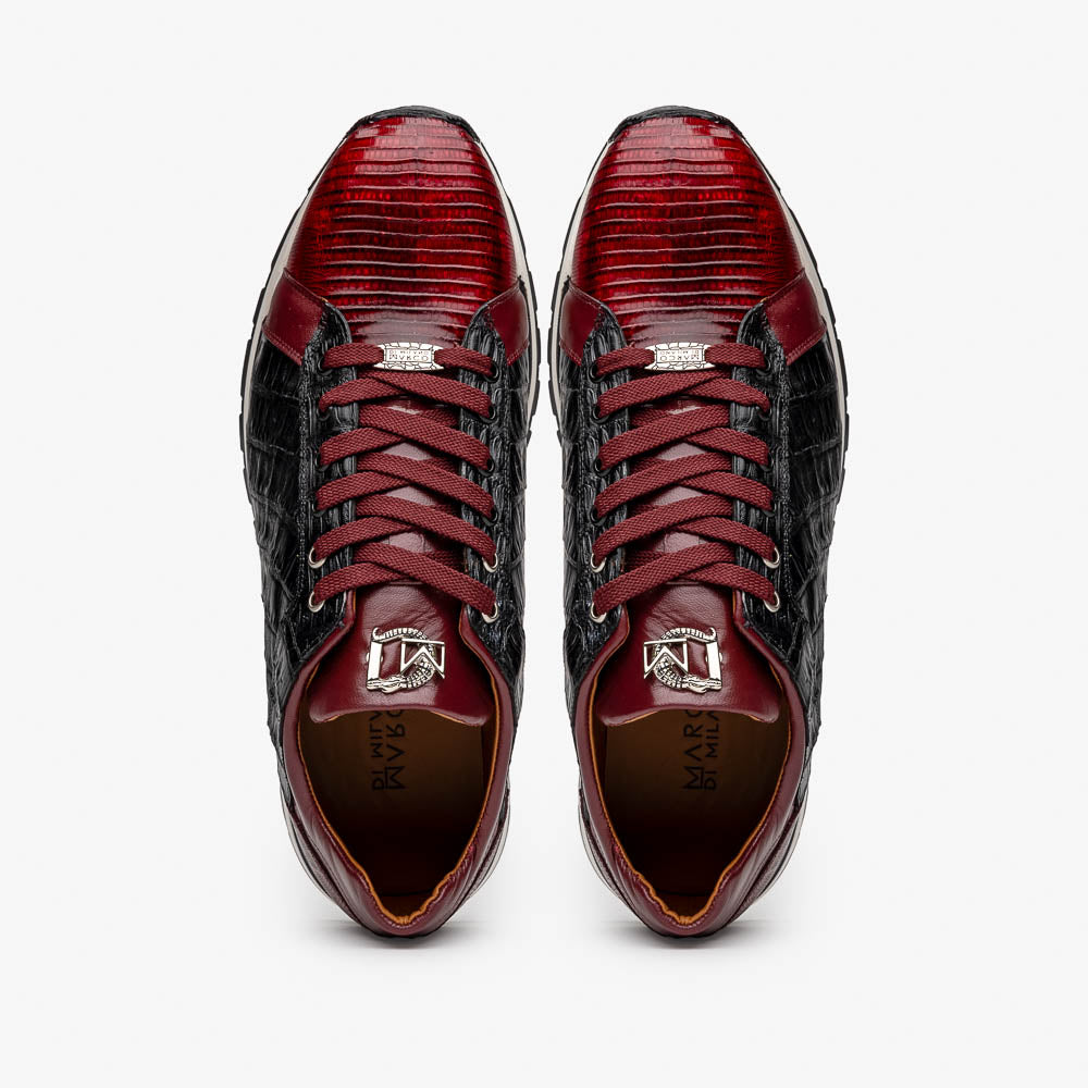 Portici Sneaker | Wine/Black