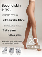 Tights Conte Prestige 20 Den | Sheer to Waist Noble Shine