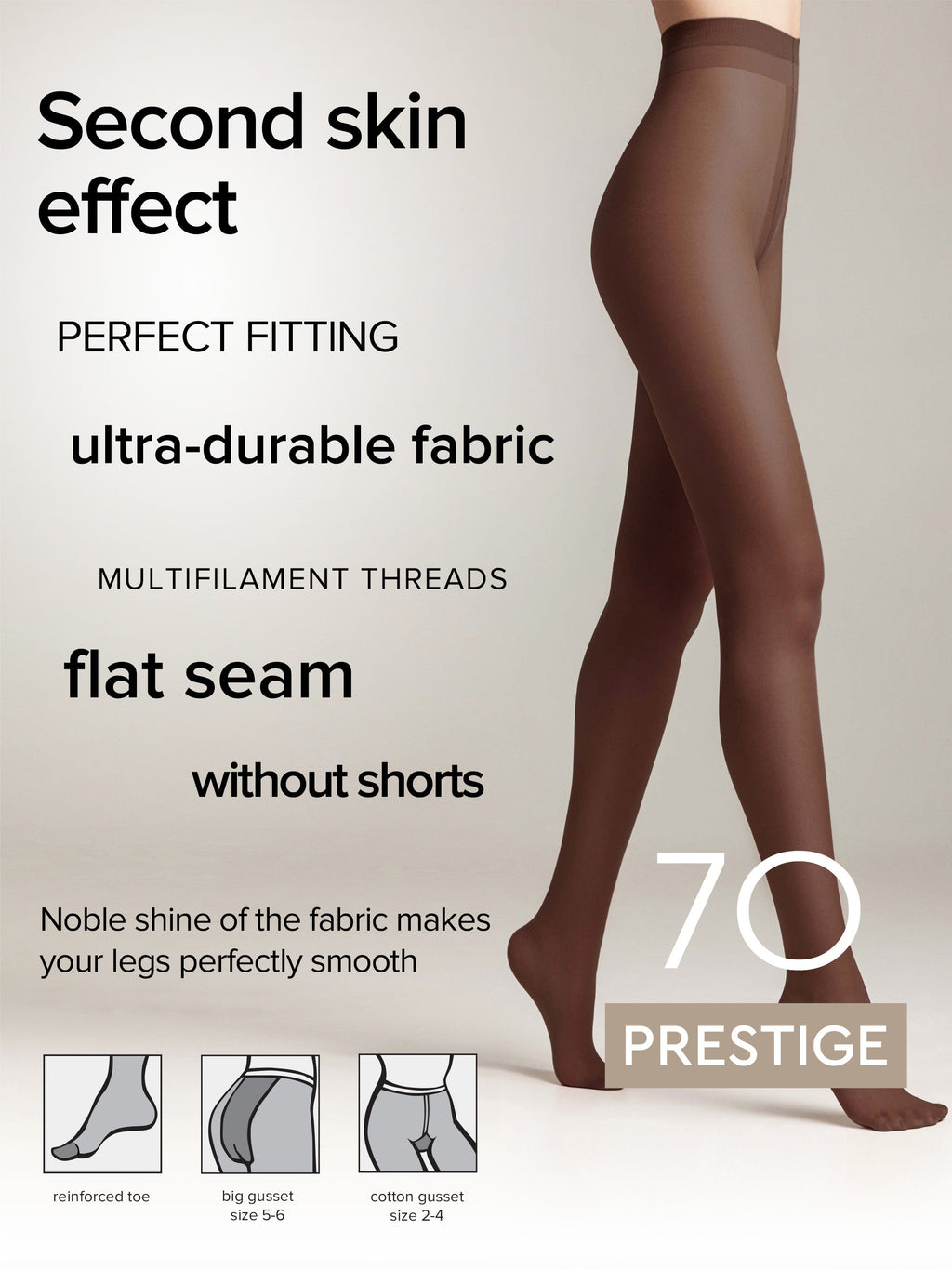 Conte Prestige Tights 70 Den | Soft Silk