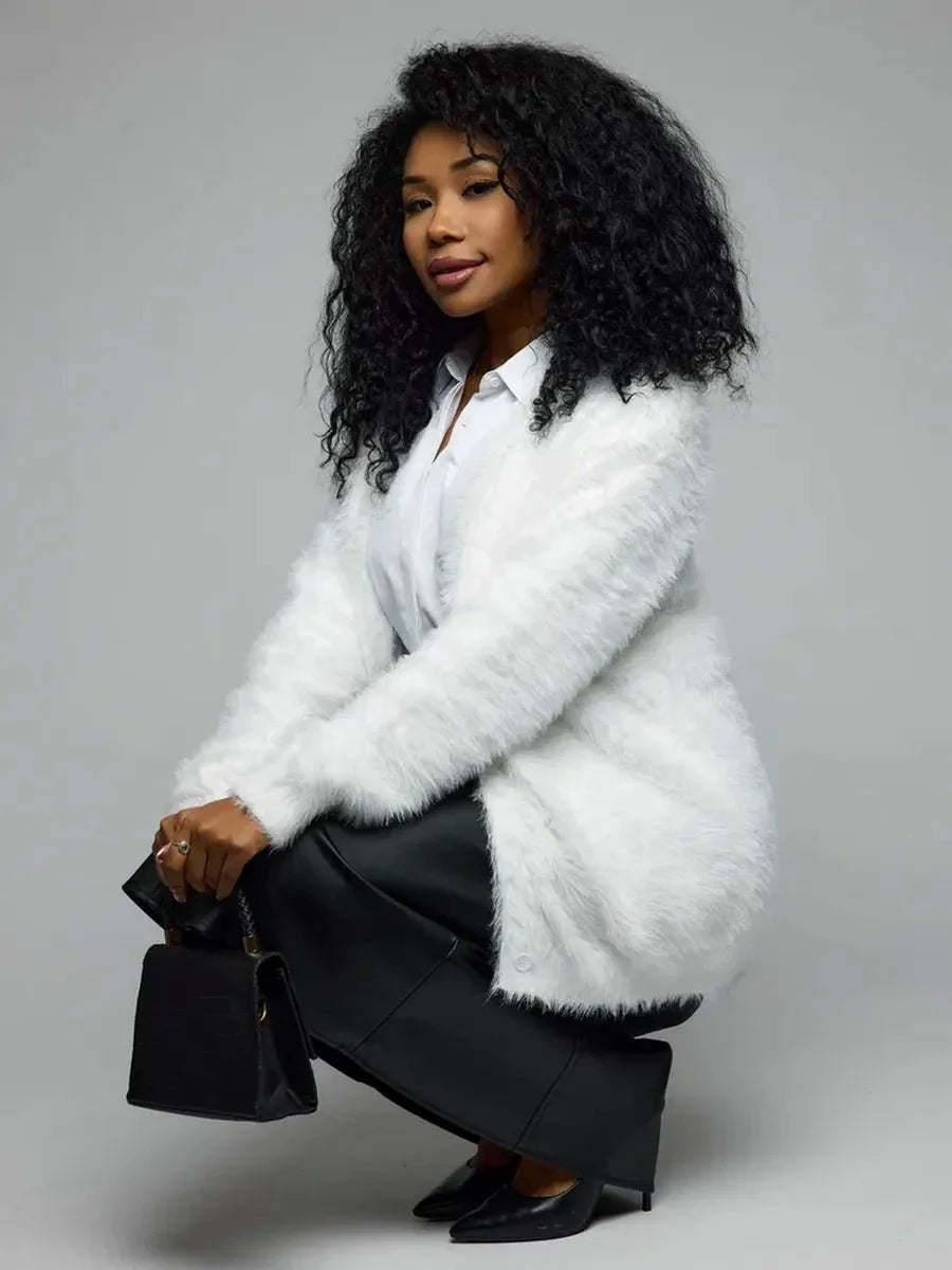 Cozy Priya Loose V-Neck Sweater | Fall Essential