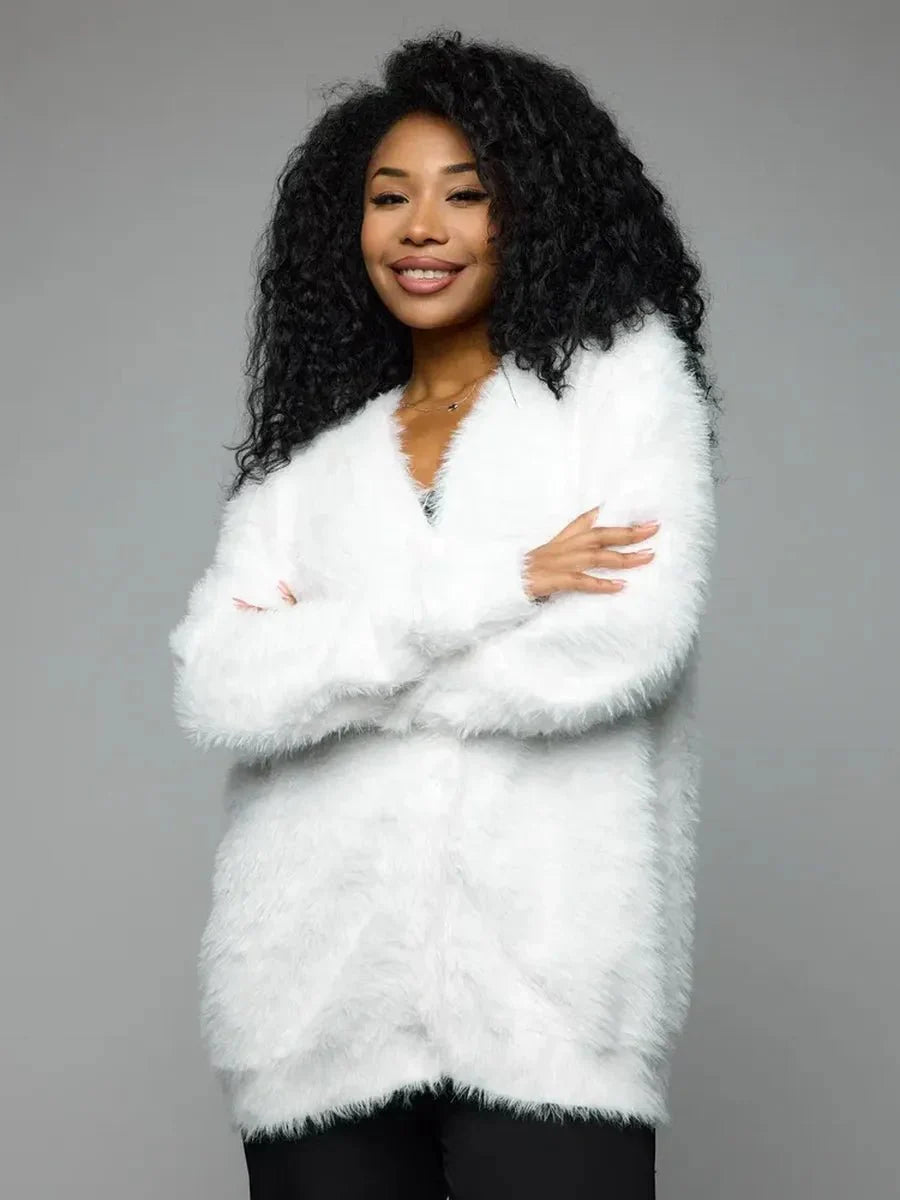 Cozy Priya Loose V-Neck Sweater | Fall Essential