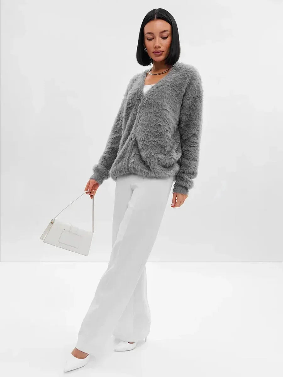 Cozy Priya Loose V-Neck Sweater | Fall Essential