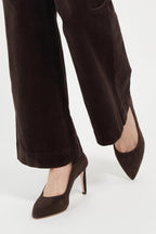 Deborah Sparrow Kid Suede Pumps
