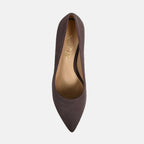 Deborah Sparrow Kid Suede Pumps