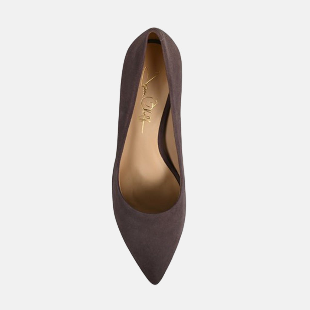 Deborah Sparrow Kid Suede Pumps