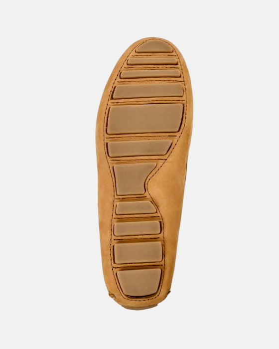 PIPER Leather Driving Loafer Camel