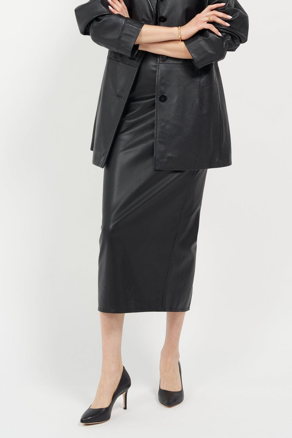Deborah Black Lux Nappa Heels