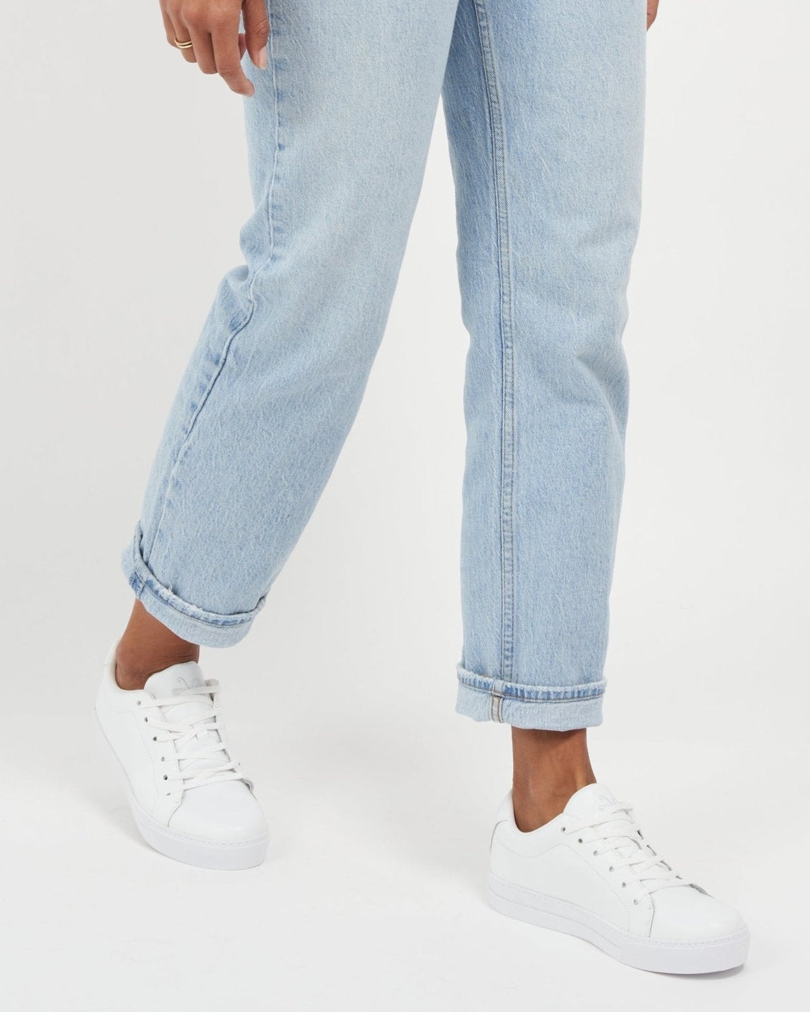 Equality Luxury White Nappa Sneaker