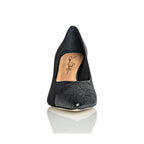 Dominique Black High Heel Pumps