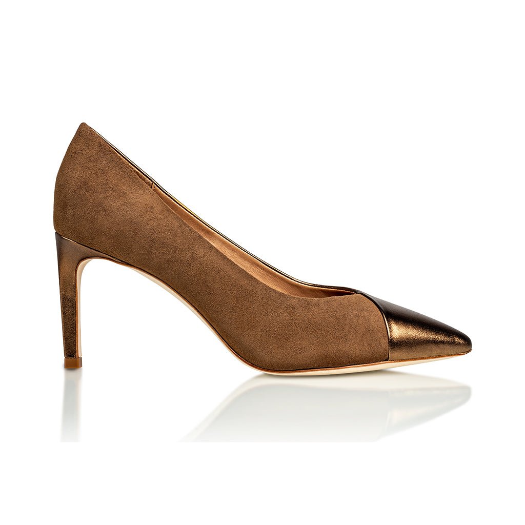 Dominique Bronze High Heel Pumps