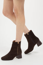 Arina Bootie Cafe Kid Suede