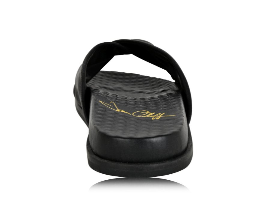 Sadie Black Soft Nappa Sandals