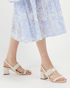 Greyson Off White Luxury Kid Nappa Sandal
