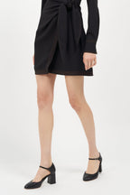 Sally Black Mestico Luxury Nappa Block Heel Sandal