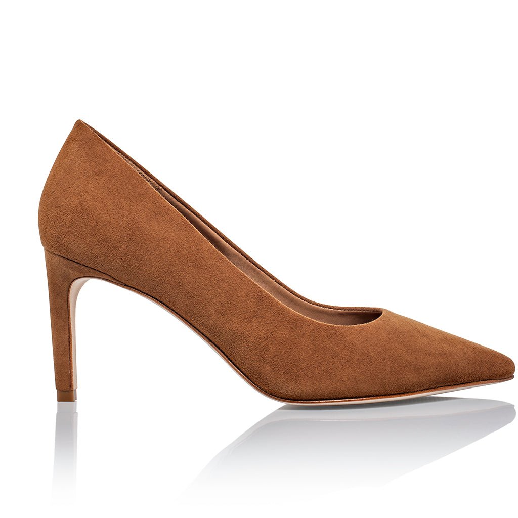 Deborah 2.0 Autumn Kid Suede Mid Heel Pumps