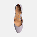 Sally Lilac Mestico Luxury Nappa Block Heel