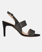 Fortune Black Shimmer Suede