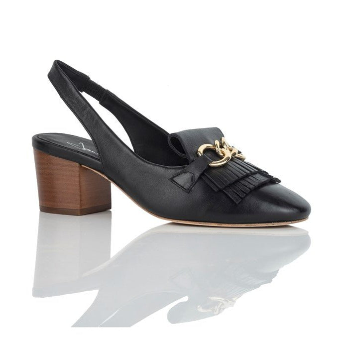 Finley Black Block Heel Sandal