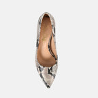 Deborah Natural Printed Wild Snake