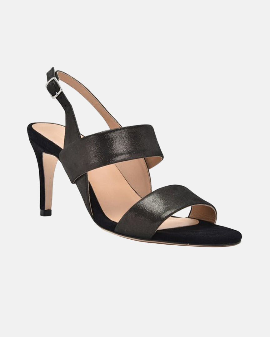 Fortune Black Shimmer Suede