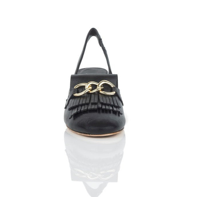 Finley Black Block Heel Sandal