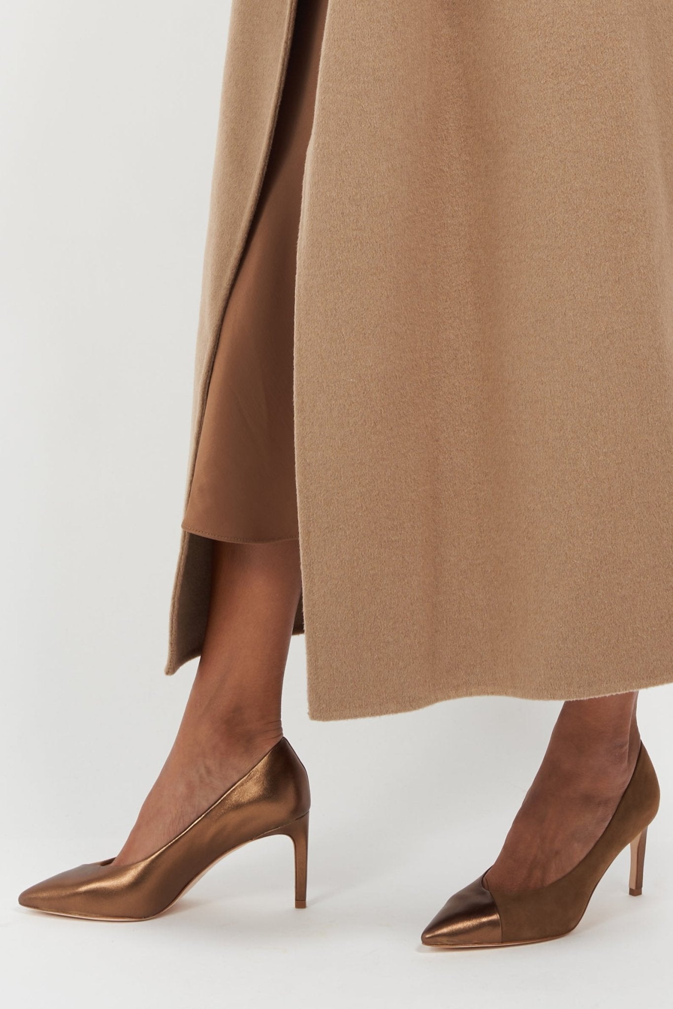 Dominique Bronze High Heel Pumps