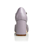 Sally Lilac Mestico Luxury Nappa Block Heel