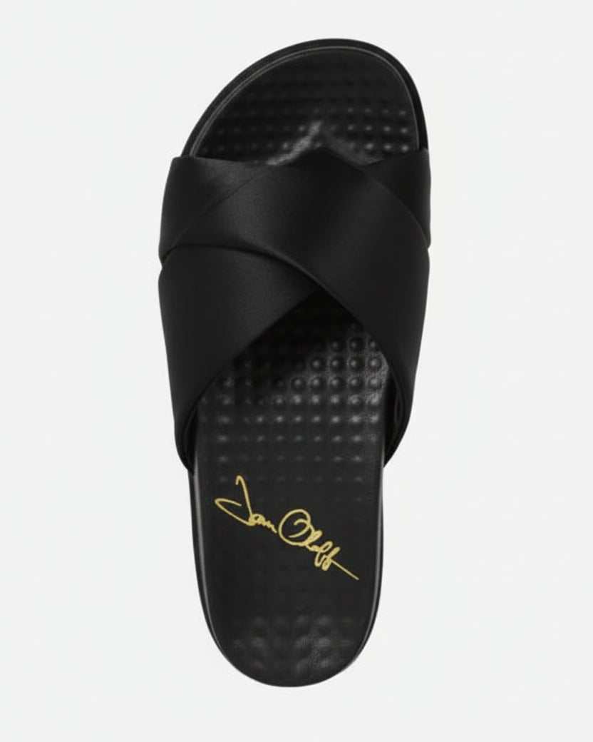 Sadie Black Soft Nappa Sandals