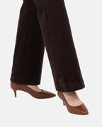 Callie Brown Croco Pumps