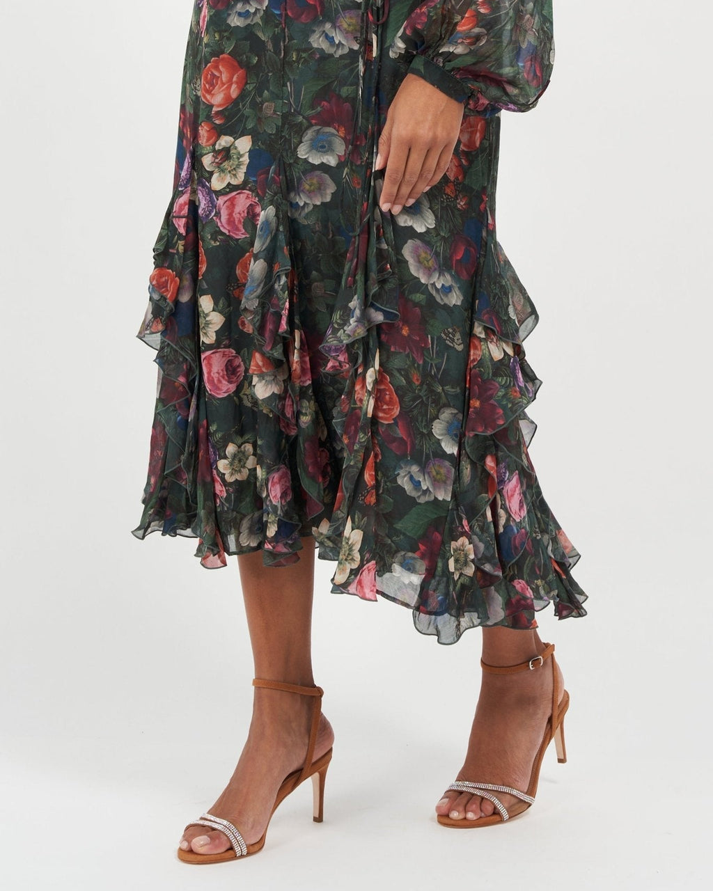 Fame Whiskey Kid Suede Heel Sandal