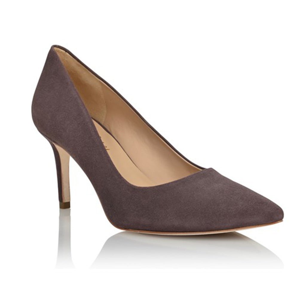 Deborah Sparrow Kid Suede Pumps