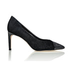 Dominique Black High Heel Pumps