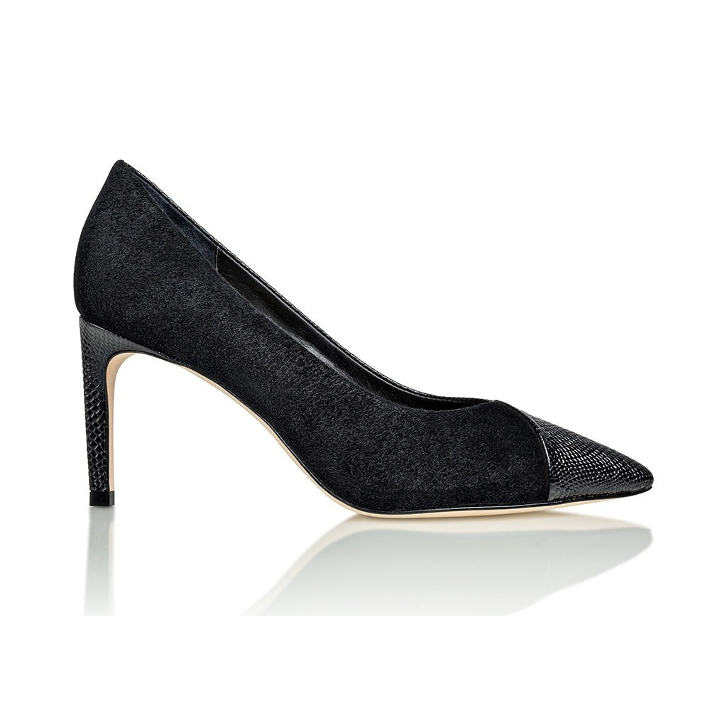 Dominique Black High Heel Pumps