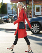 SUSU the Heidi Black Leather Backpack Purse