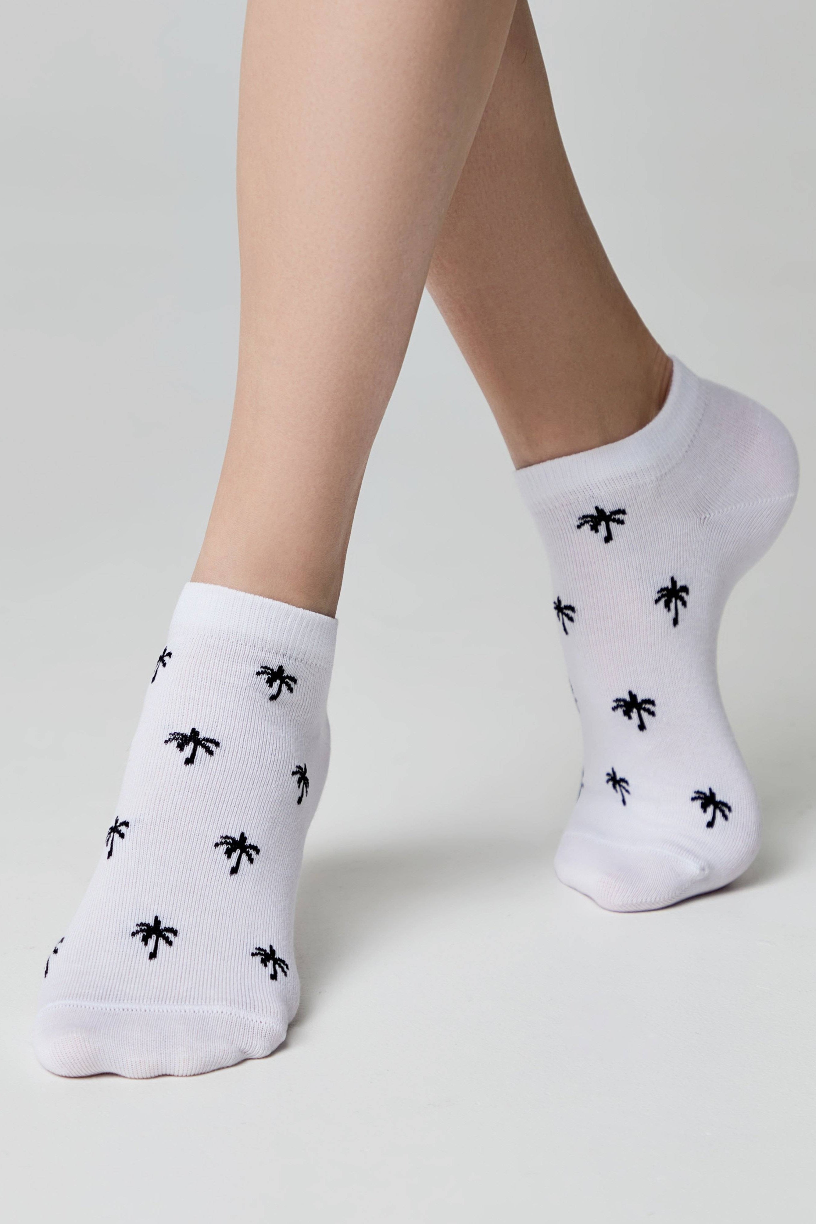 Cotton Ankle Socks Conte Active Palm Trees 589