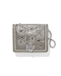 Brighton Everbloom Shimmer Small Wallet | Titanium