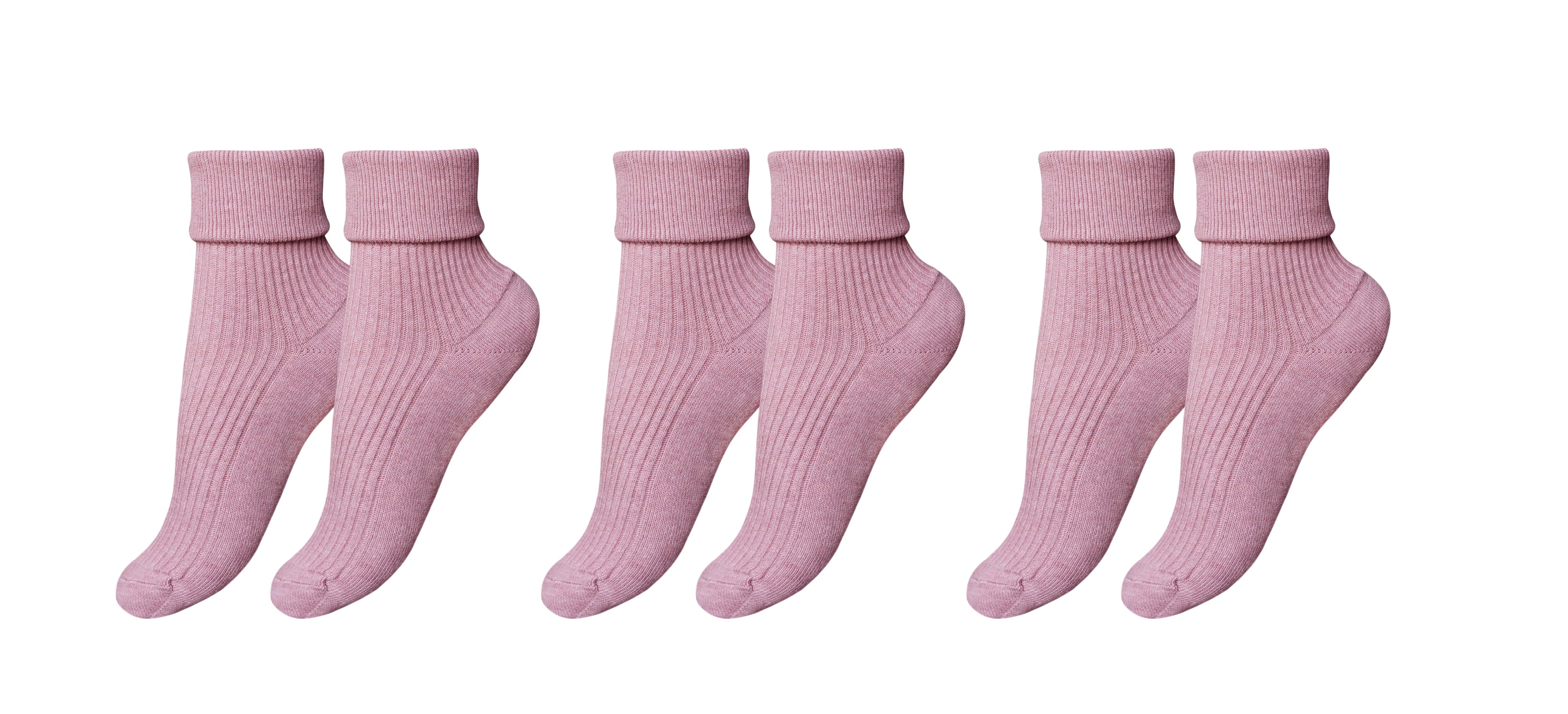 Tittimitti® 100% Organic Combed Cotton Luxury Women's Socks | 3-Pack