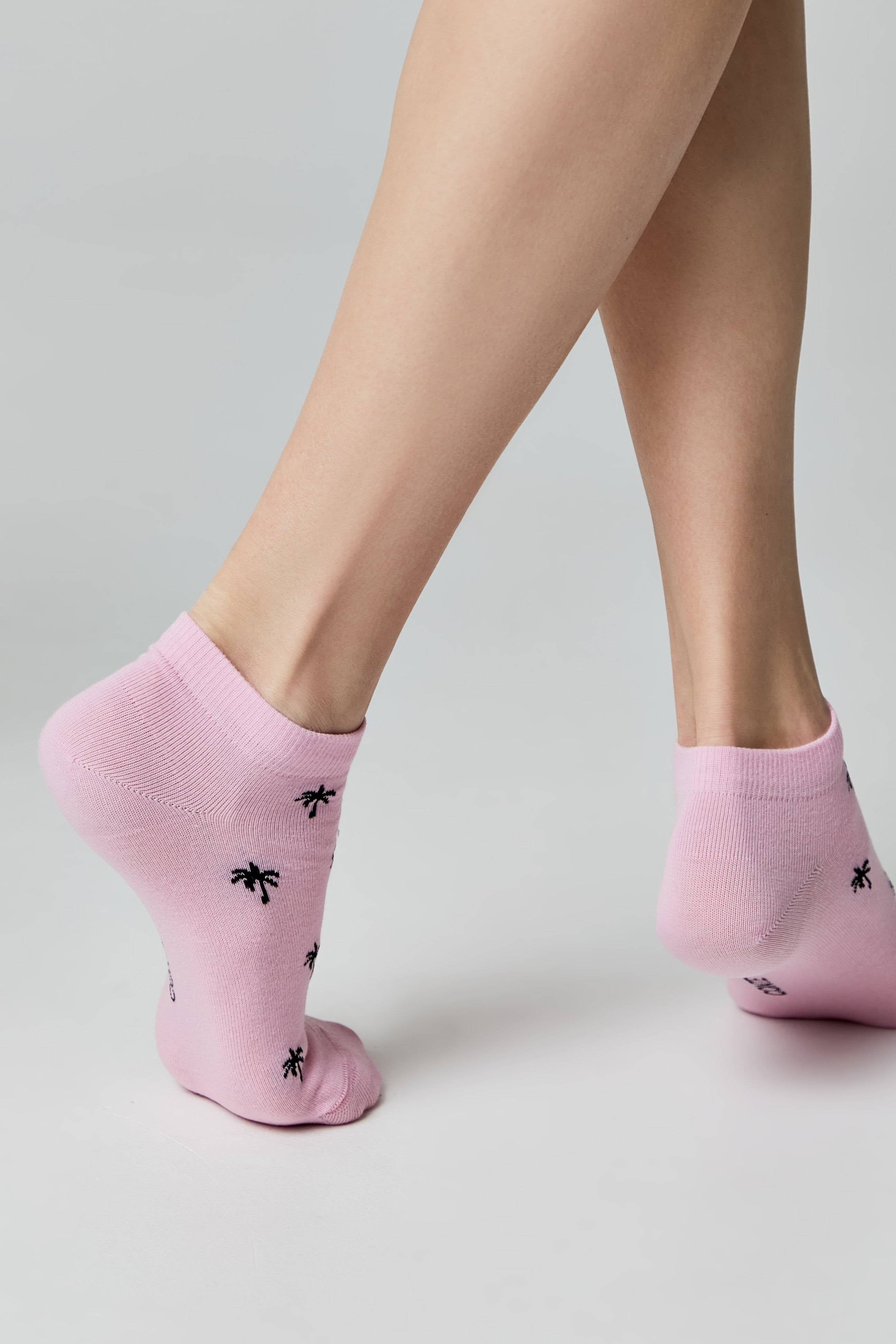 Cotton Ankle Socks Conte Active Palm Trees 589