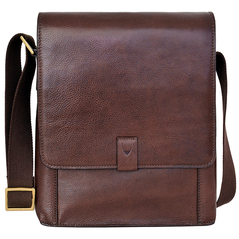 Hidesign Aiden Medium Leather Messenger Cross Body Bag