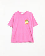Relaxed Fit T-Shirt with La Dolce Vita Print in Pink
