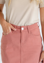 Remi Sienna Denim Midi Skirt