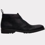 REZZA Suede Calfskin Chukka Boot Black