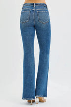 RISEN Full Size Tummy Control High Rise Flare Jeans