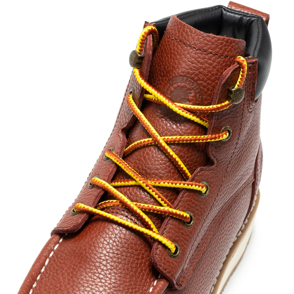 ROCKROOSTER Walker Men's 6” Brown Soft Toe Wedge Work Boots | SAP360