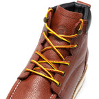 ROCKROOSTER Walker Men's 6” Brown Soft Toe Wedge Work Boots | SAP360