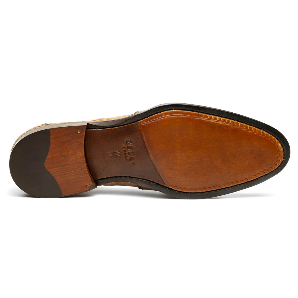 Roma Crocodile Penny Loafer | Taupe
